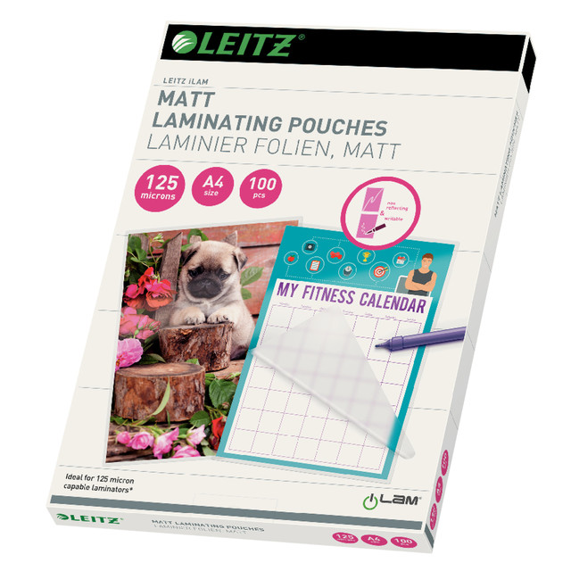 [16926] Lamineerhoes Leitz iLAM A4 2x125micron EVA Mat
