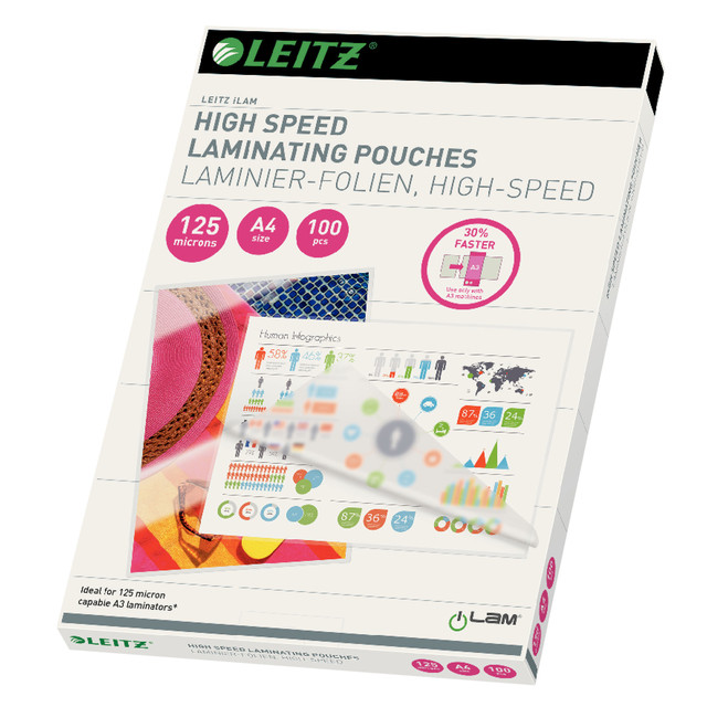 [74300002] Lamineerhoes Leitz iLAM A4 High speed 125 mic