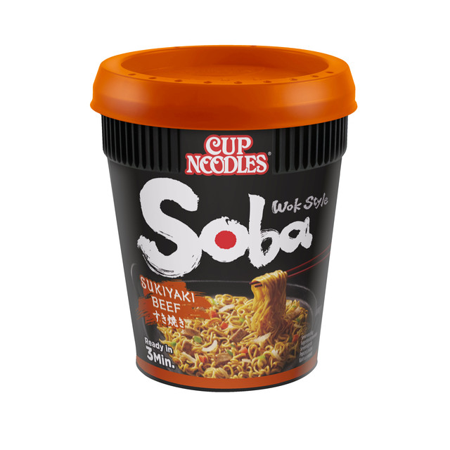 [238005501] Noodles Nissin Soba sukiyaki beef cup