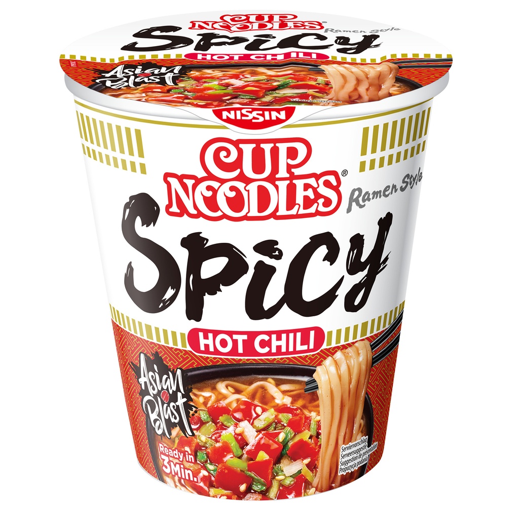 [238000800] Noodles Nissin hot chili spicy cup