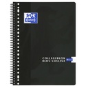 Collegeblk Oxf School A4+ ln 23gaats 160pag zwart