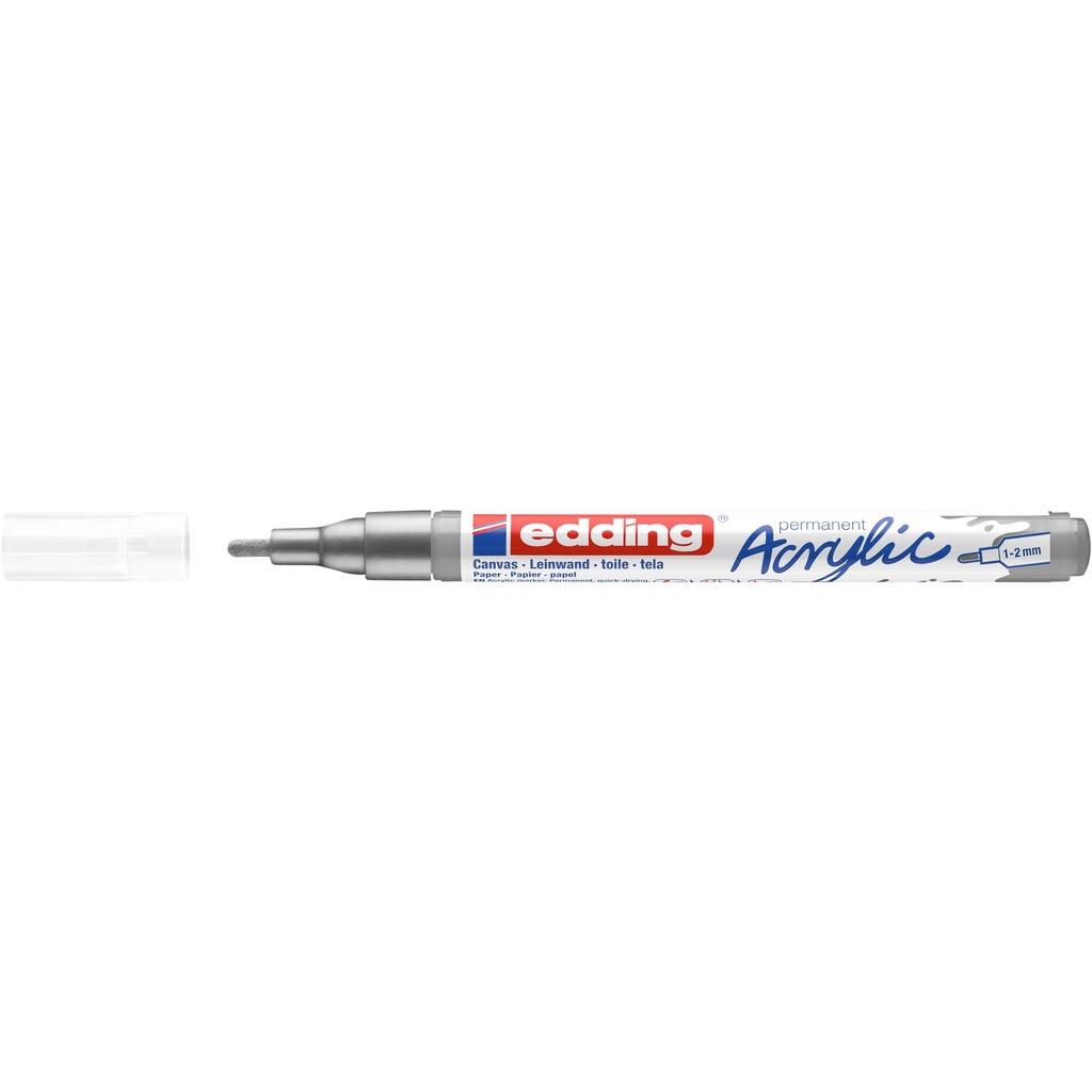 Acrylmarker edding e-5300 F zilver