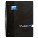 Collegeblk Oxf A4+ rt 5mm 4gaats 180pag 80gr zwart