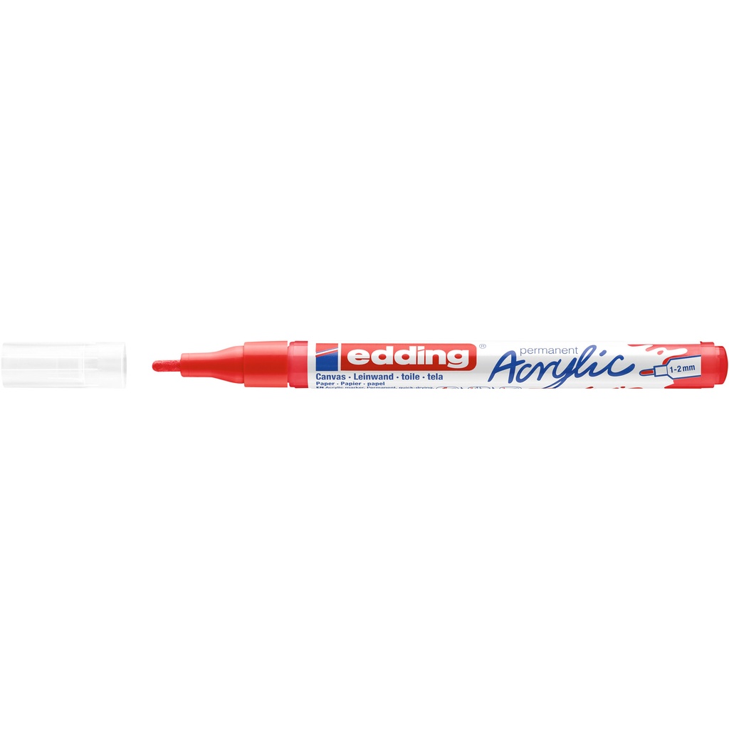 Acrylmarker edding e-5300 F verkeersrood