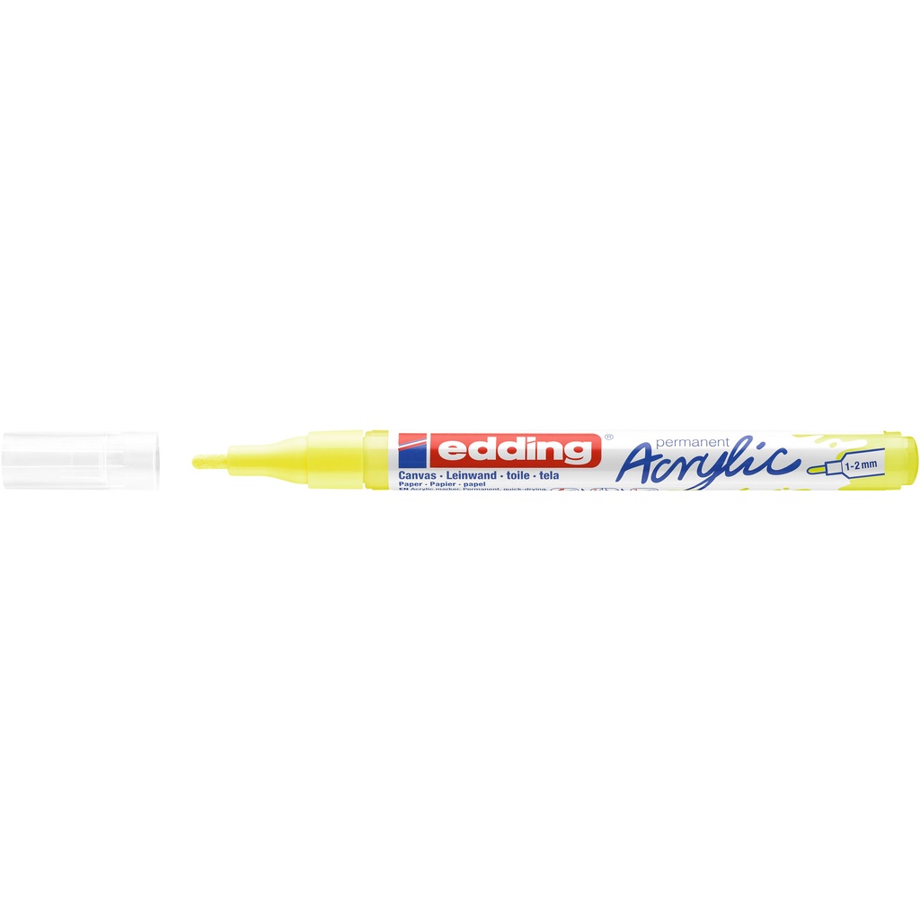 Acrylmarker edding e-5300 F neon geel