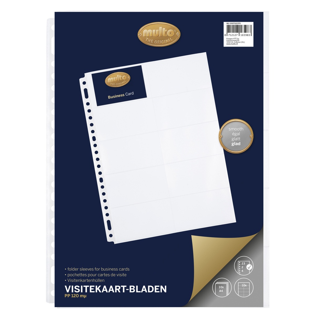 [MU-3007322370] Showtas Multo 23r visitekaart A4 235x312mm 10st