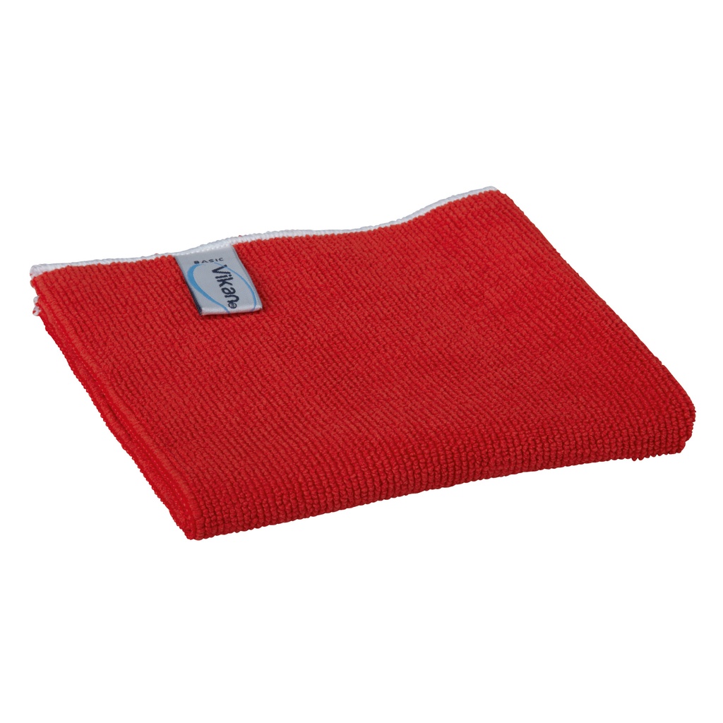 [691134] Microvezeldoek Vikan Basic 32x32cm rood