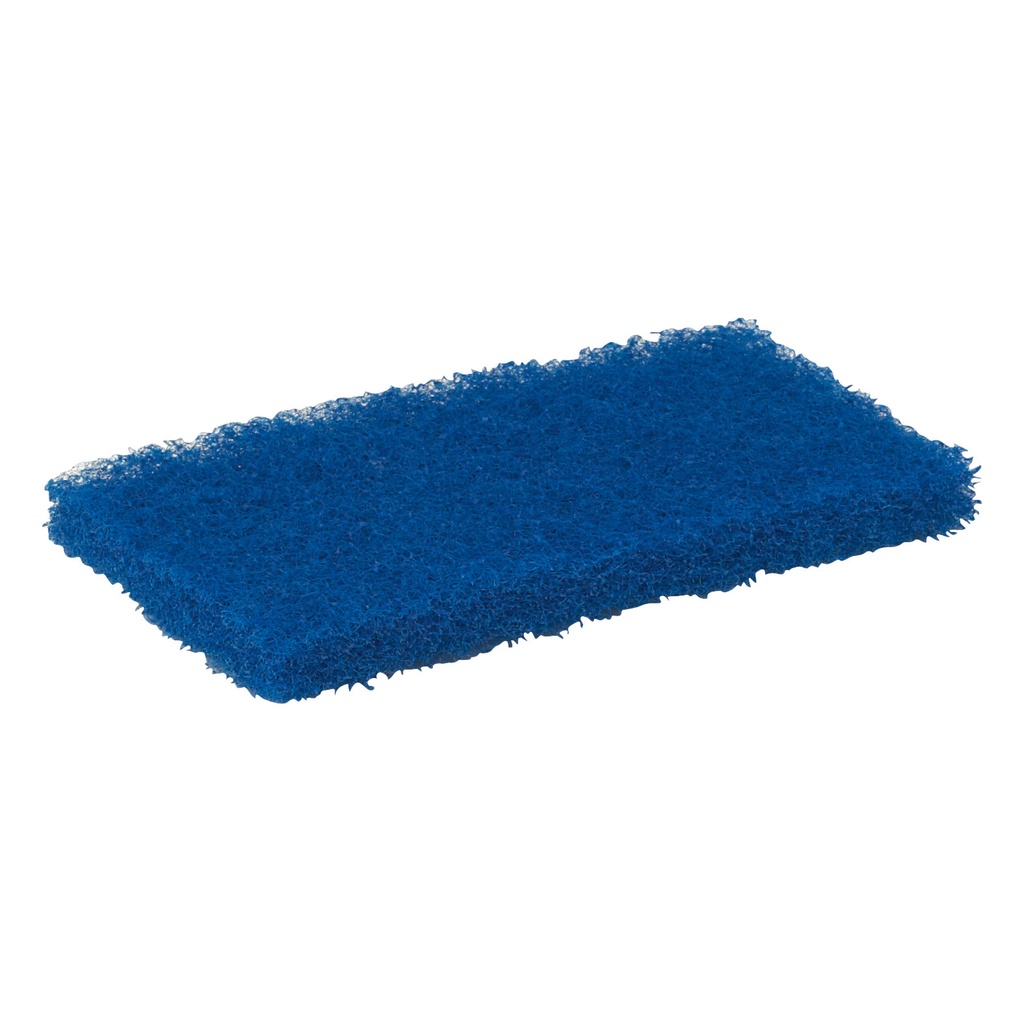 [5524] Schuurspons Vikan medium125x245x23mm blauw nylon