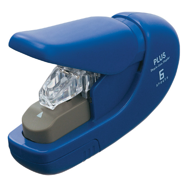 [790405] Nietmachine Plus nieten zonder nietjes blauw