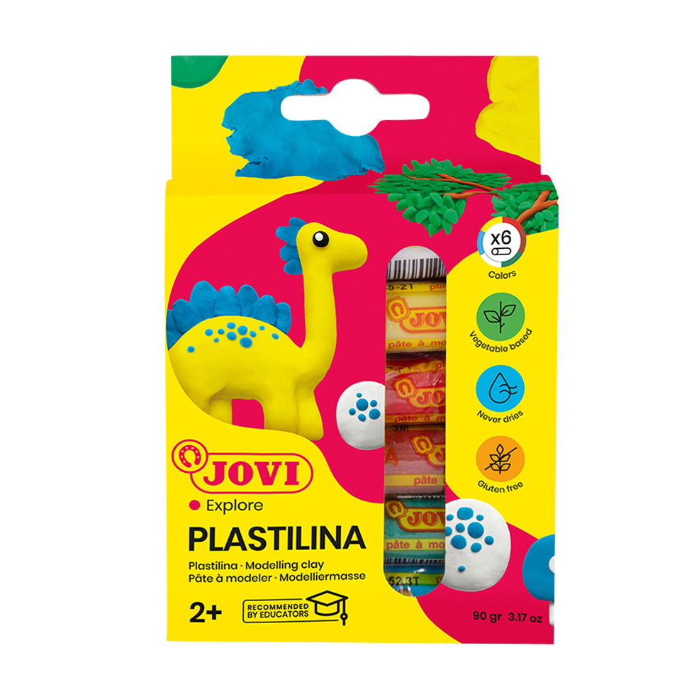 [90/6] Boetseerklei Jovi 15gr standaard kleuren