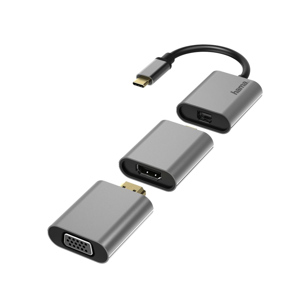 [00200306] Adapter Hama Video 6-in-1 aluminium