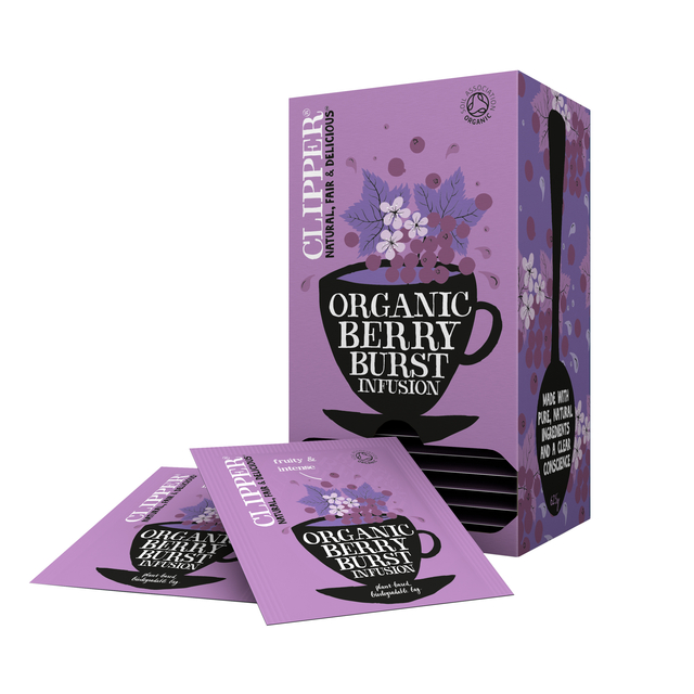 [JD0056] Thee Clipper infusion berry burst bio 25 zakjes