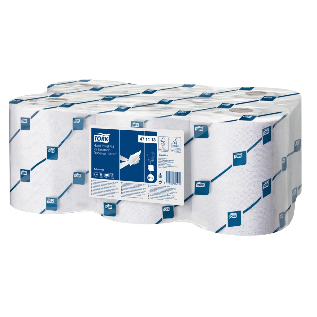 Handdoekrol Tork H12 Advanced 2laags 143m 471113