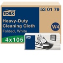 Reinigingsdoek Tork W4 gevouwen wit 530179