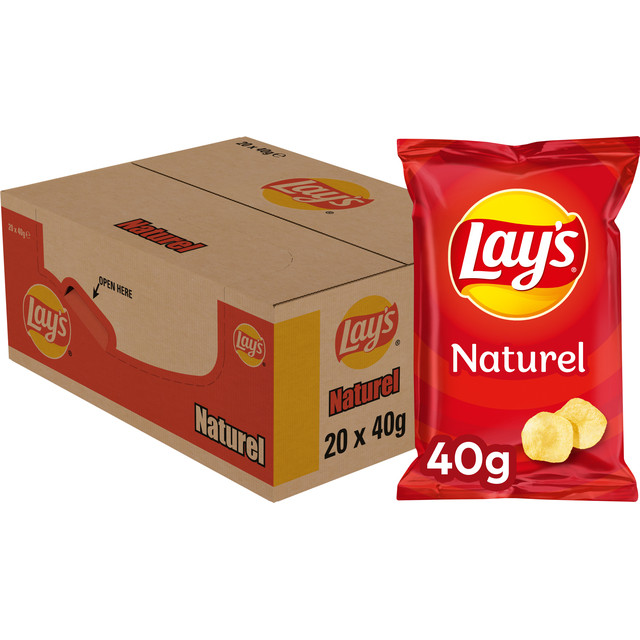 [37152] Lay's Chips Naturel zakje 40gr