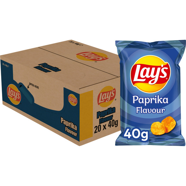 [37154] Lay's Chips Paprika zakje 40gr