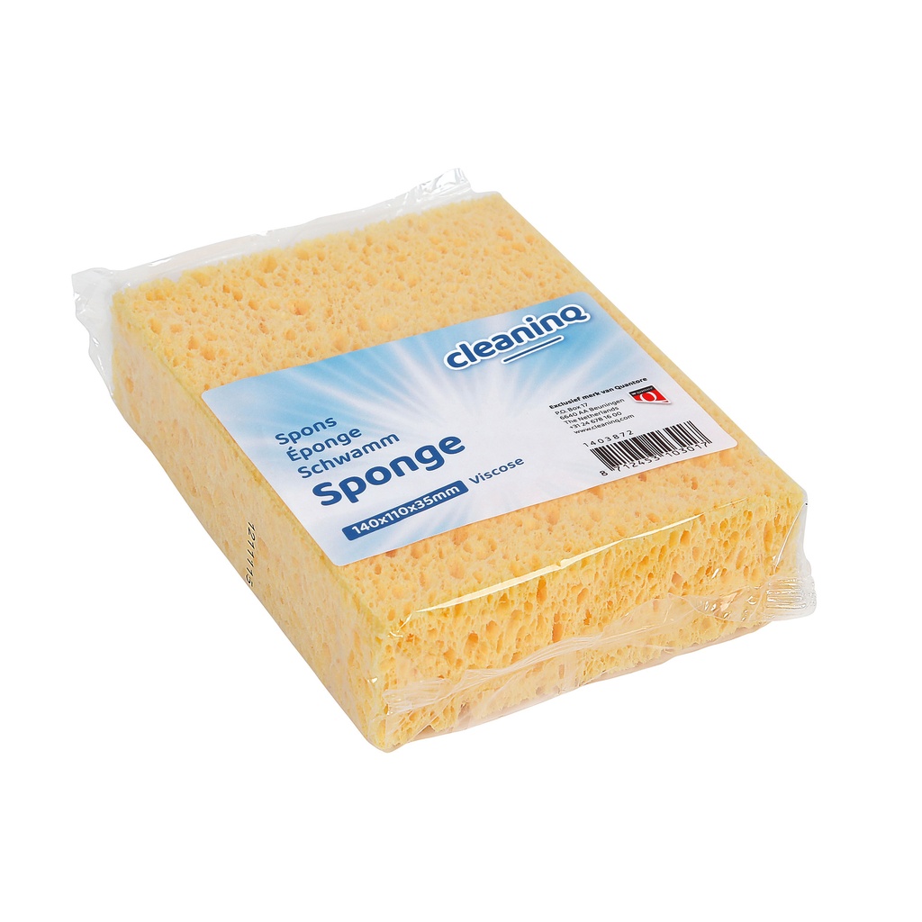 [364072V] Huishoudspons Cleaninq viscose 140x110x35mm