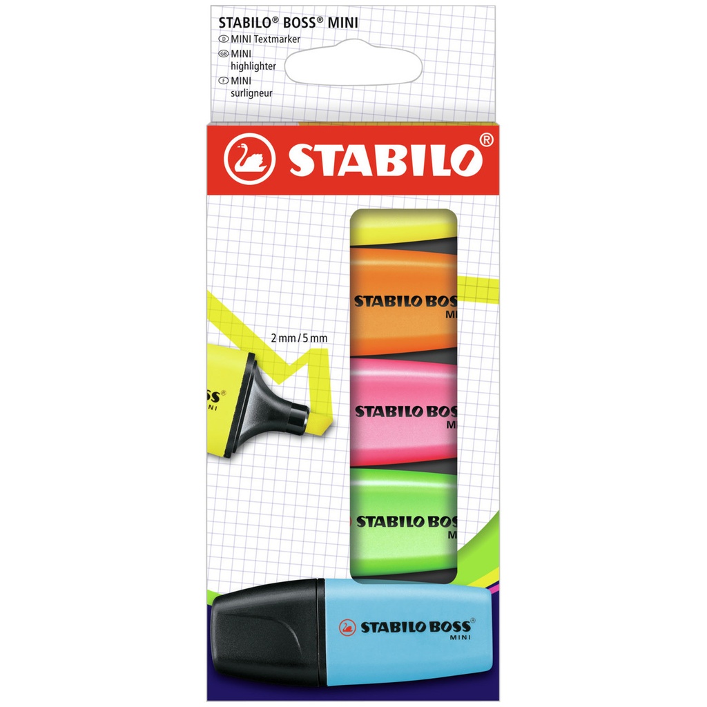 [07/5-2-01] Markeerstift STABILO BOSS mini assorti