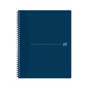 Spiraalblok Oxf Origin A4+ lijn 140pag 80gr blauw