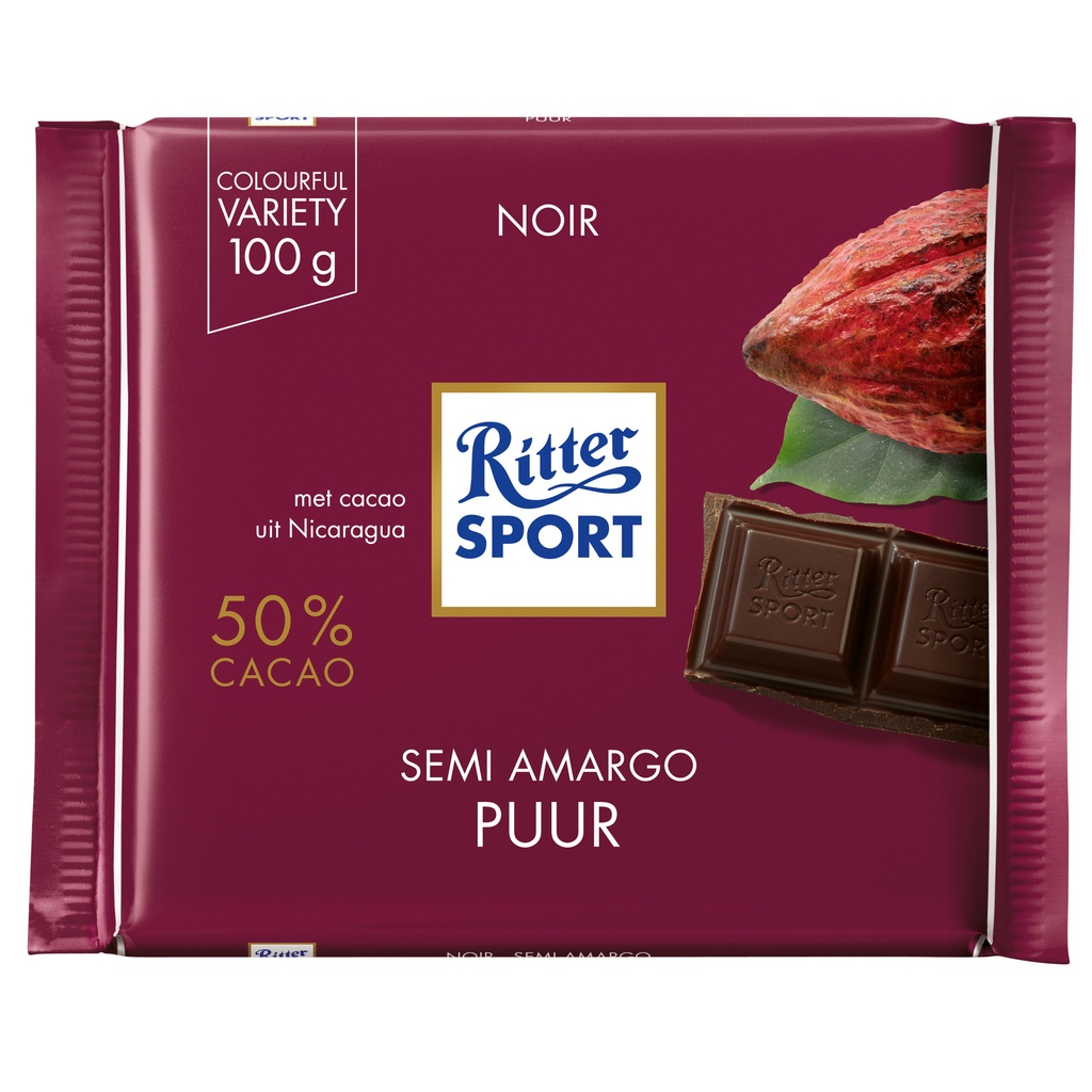 [31453] Ritter Sport Puur tablet 100gr