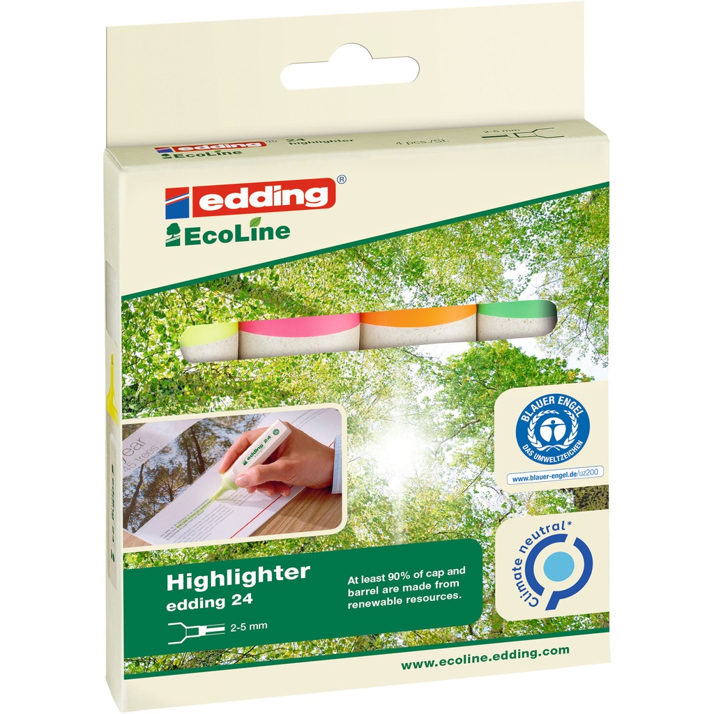 [4-24-4] Markeerstift edding 24 Eco 2-5mm assorti