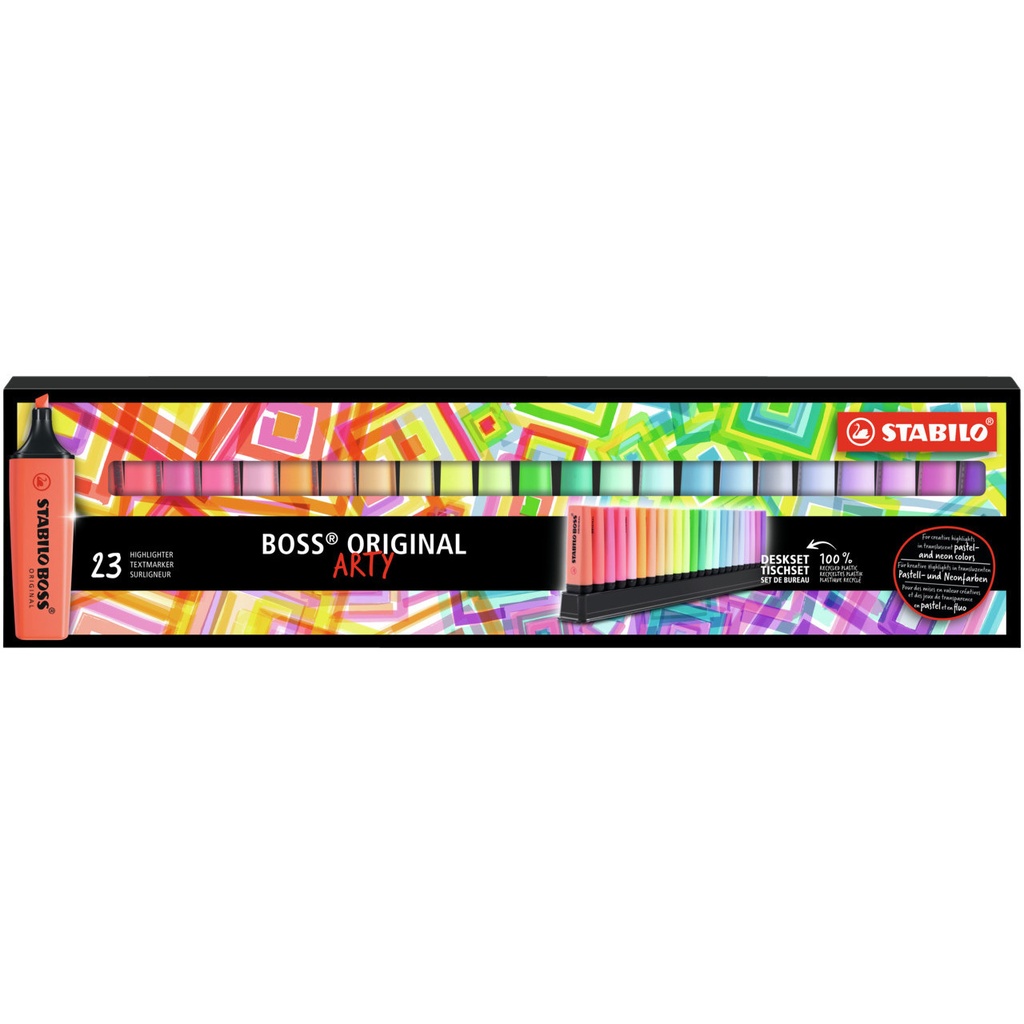 [7023-01-5-20] Markeerstift STABILO BOSS 70/23 Arty bureauset