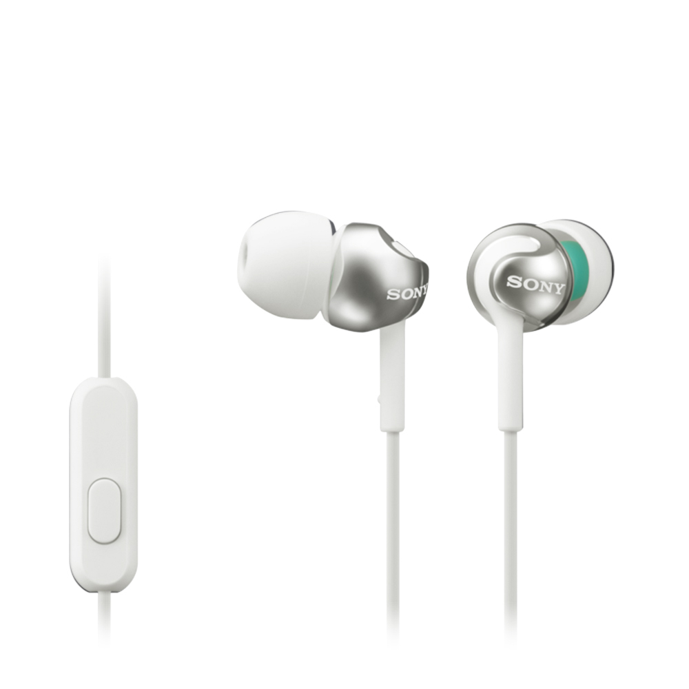 [MDREX110APW.CE7] Oortelefoon Sony in-ear EX110 9mm wit