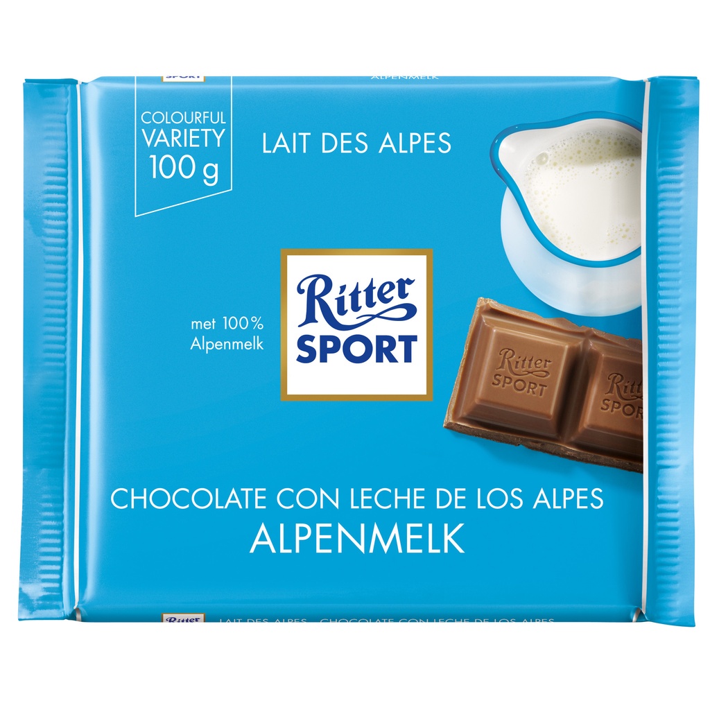 [31440] Ritter Sport Alpenmelk tablet 100gr
