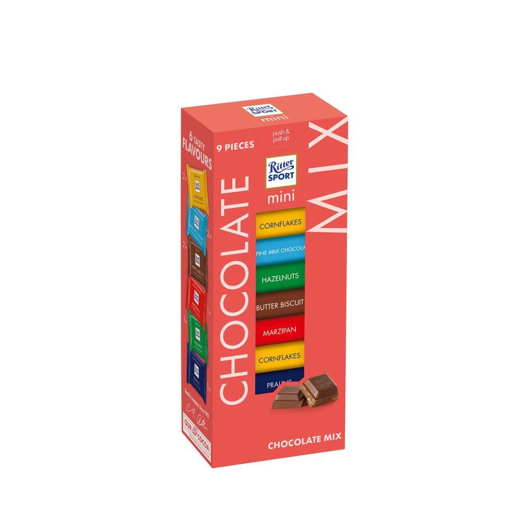 [31496] Ritter Sport mini Chocolate toren 9x16.67gr