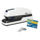 Nietmachine elektr Rapid Optima grip zwart zilver