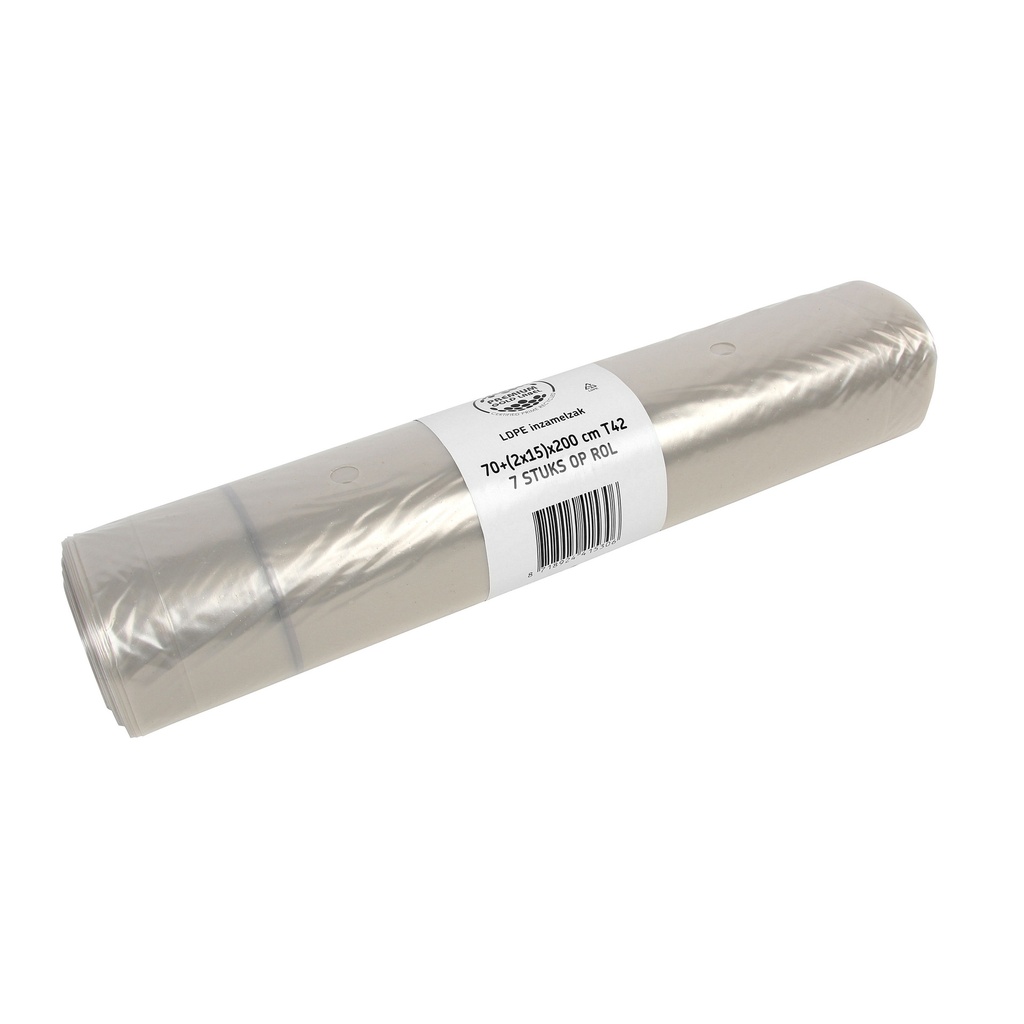 Afvalzak Cleaninq perforatie sluitlint 400l 84st