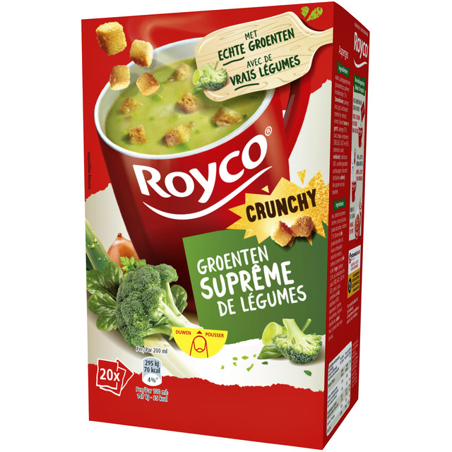 [46600] Soep Royco groenten supreme met croutons 20 zakjes