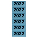 Rugetiket Elba 2022 57x25mm blauw