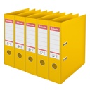 Ordner Esselte No 1 Power PP 75mm geel 5 stuks
