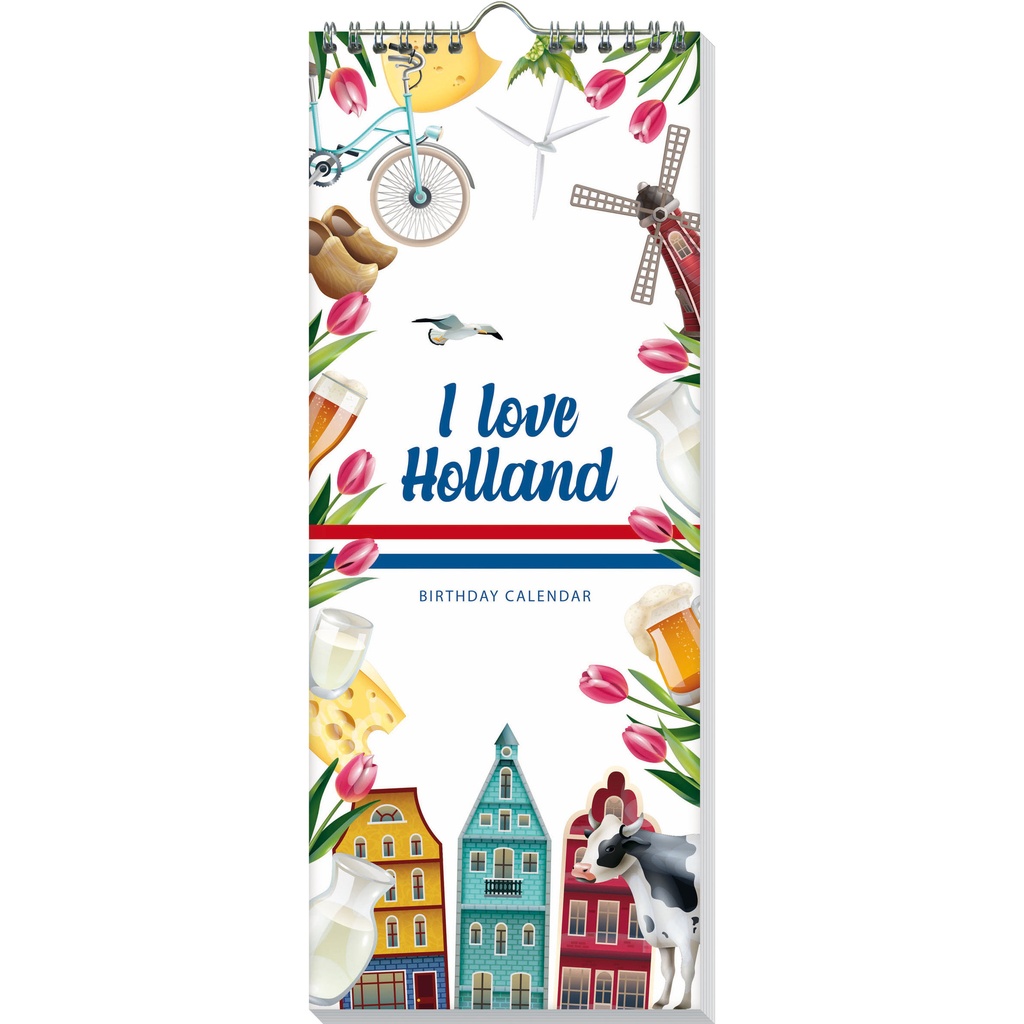 [9789464323276] Verjaardagskalender I Love Holland