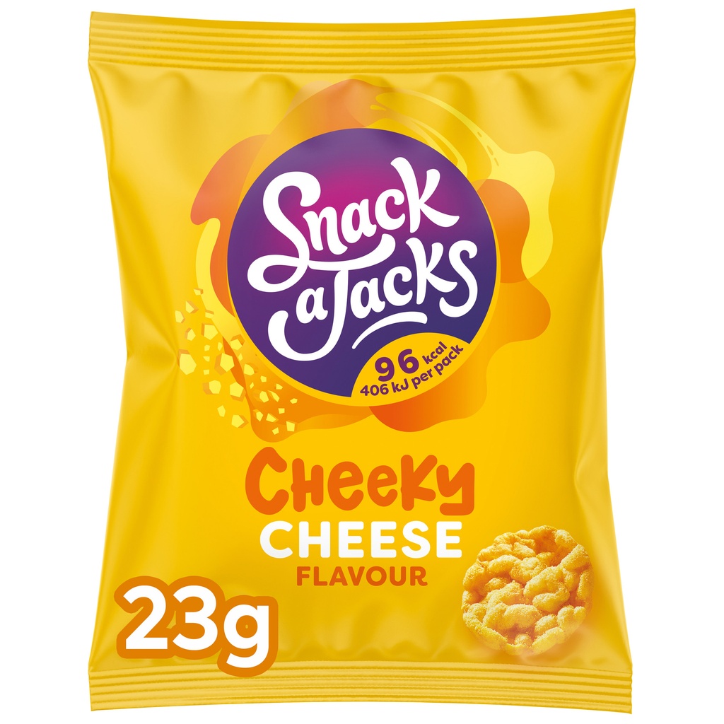 [37188] Mini rijstwafels Snack-a-Jacks cheese
