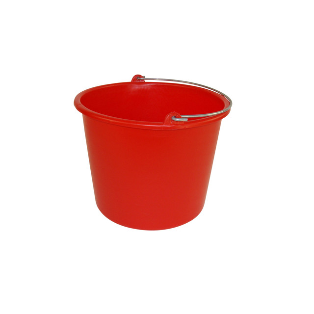 [651054] Emmer Cleaninq 12 liter rood