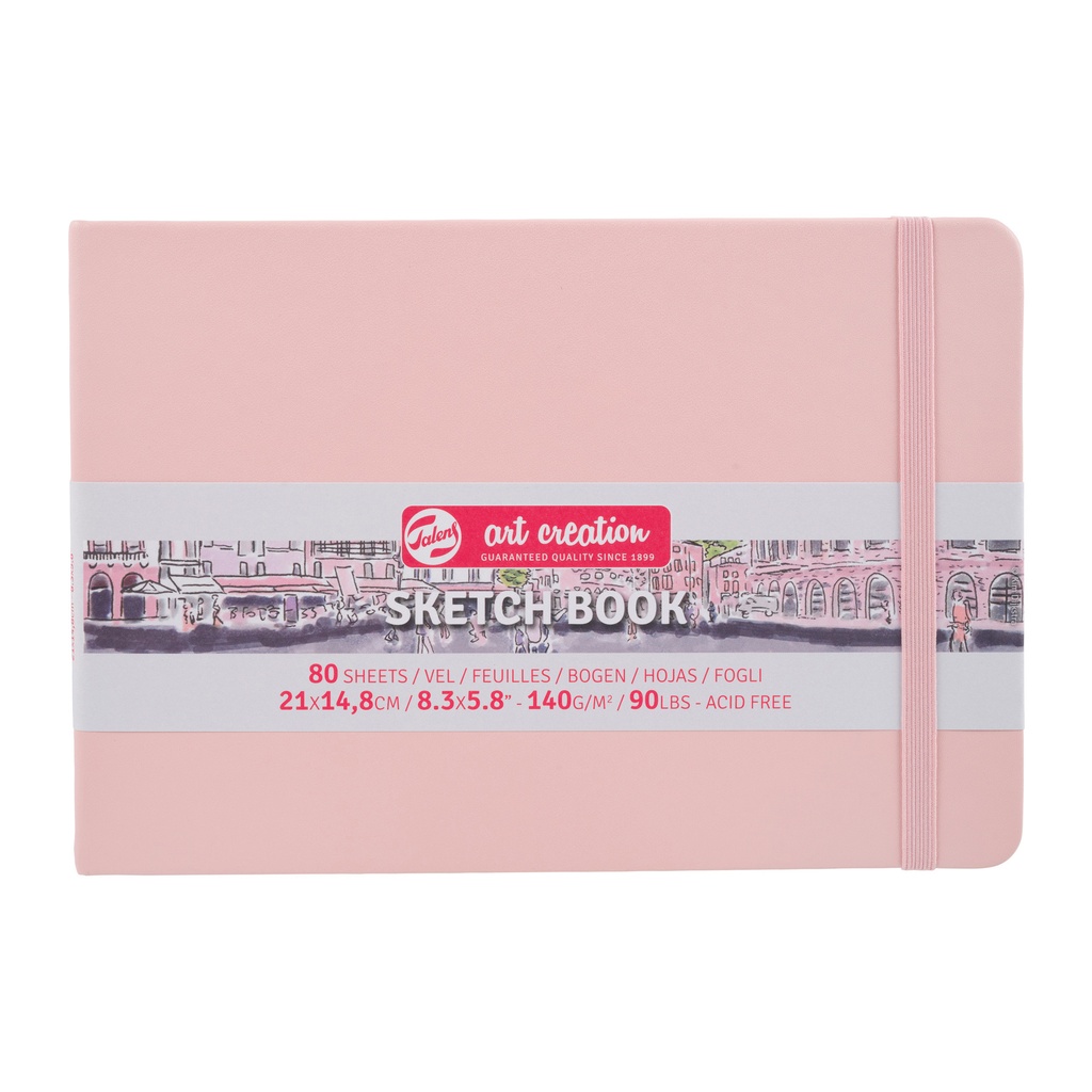 [9314015M] Schetsboek Talens Art Creation 210x150mm roze