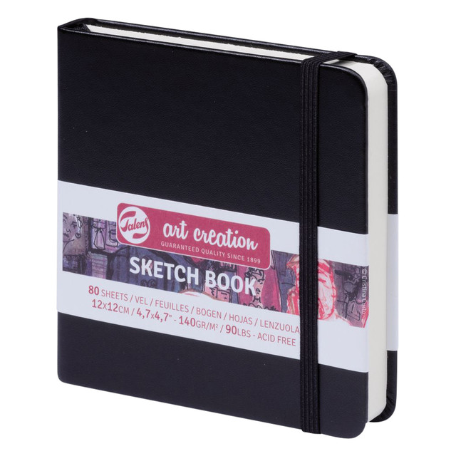 [9314004M] Schetsboek Talens Art Creation 120x120mm zwart