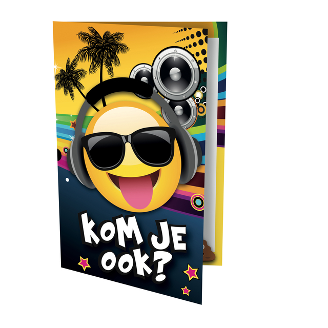 [9789464324464] Uitnodiging Tropical DJ 17x14.2cm
