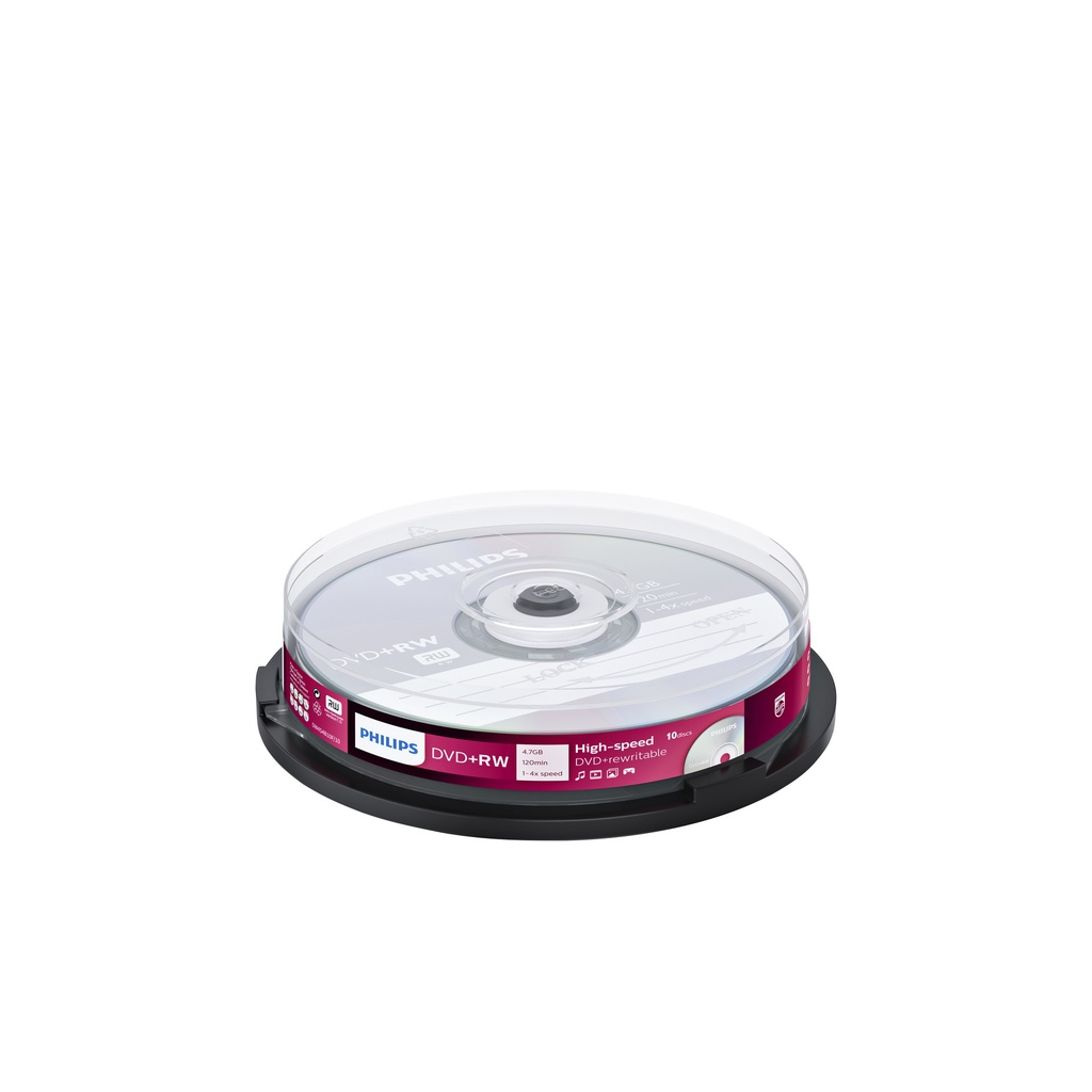 [DW4S4B10F/10] DVD+RW Philips 4.7GB 4x SP (10)