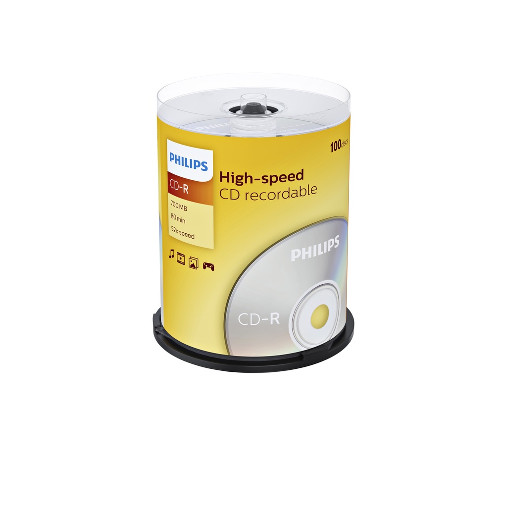 [CR7D5NB00/00] CD-R Philips 80Min 700MB 52x SP (100)