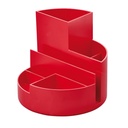 Pennenkoker MAUL roundbox recycled 6 vaks rood