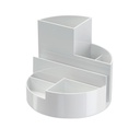 Pennenkoker MAUL roundbox recycled 6 vaks wit