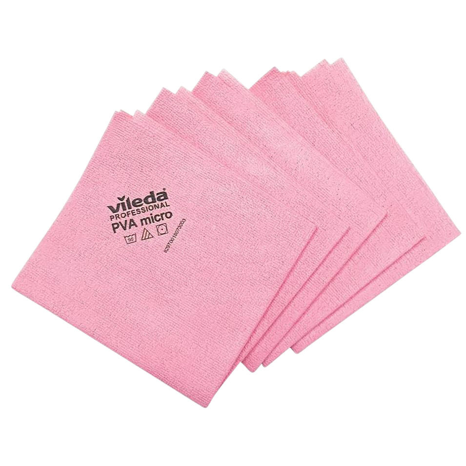 [V-143591] Microvezeldoek Vileda Pro rood