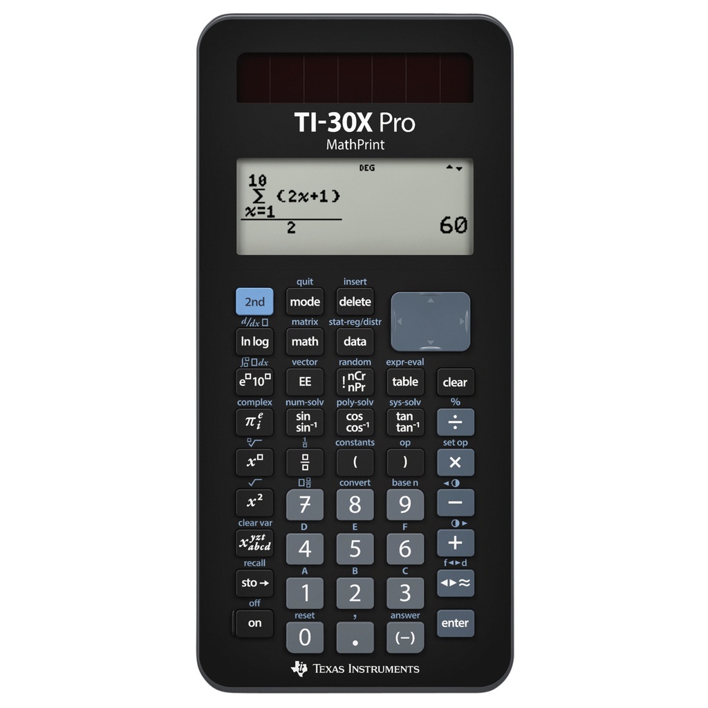 [30XPROM/FC/6E6] Rekenmachine Texas TI-30X Pro MathPrint