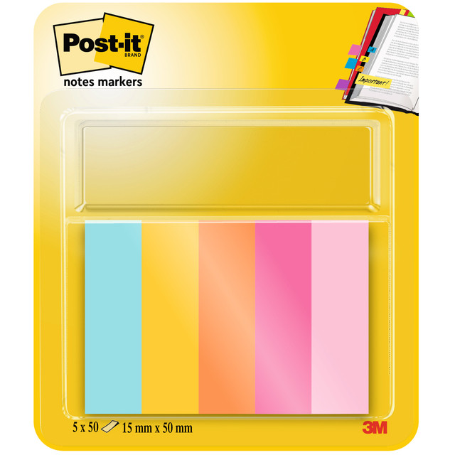 [7100259442] Markeerstrook Post-it 670 15x50mm Beachside