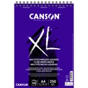 Mixed mediapapier Canson XL 250gr A4 extra wit