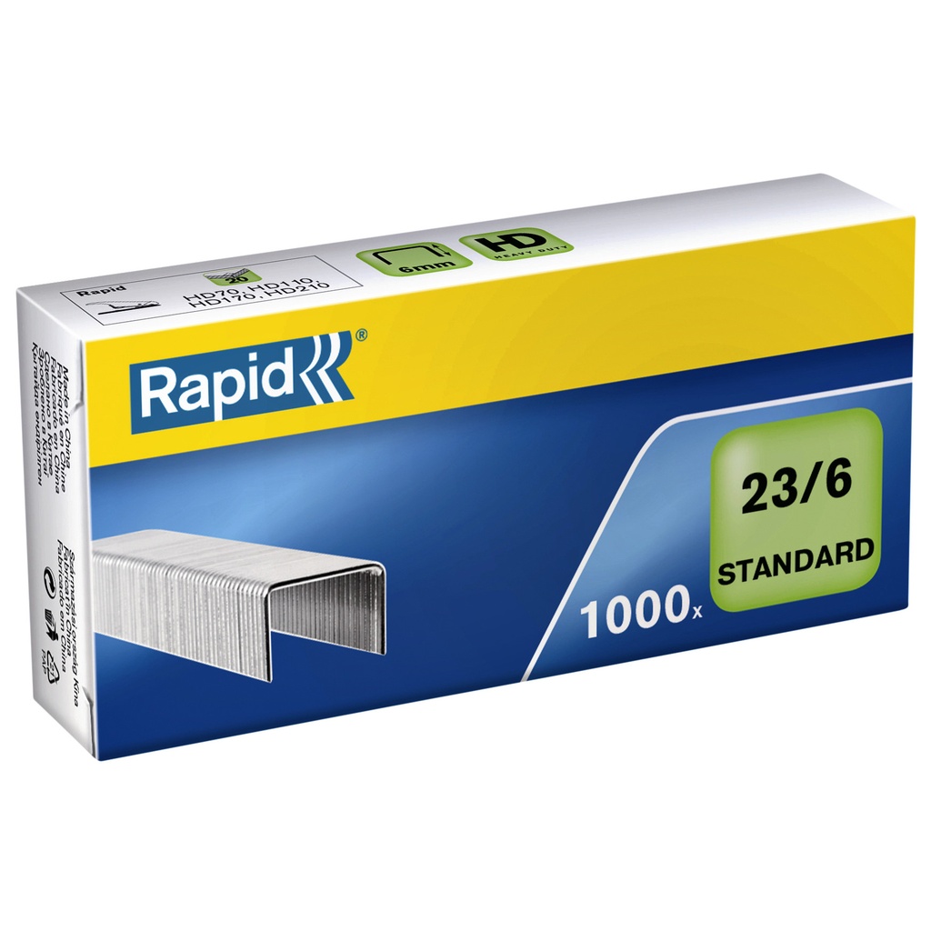 [24869100] Nieten Rapid 23/6 gegalv standaard 1000st