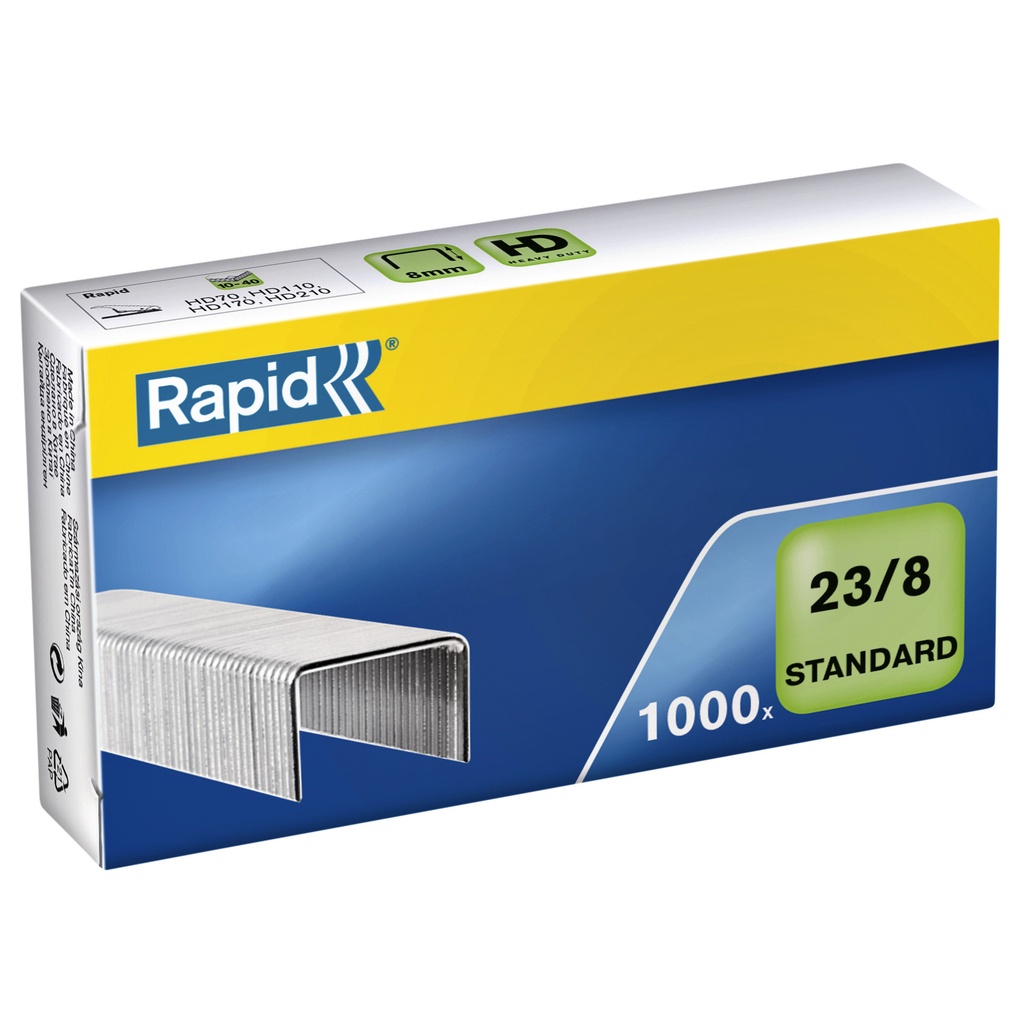 [24869200] Nieten Rapid 23/8 gegalv standaard 1000st